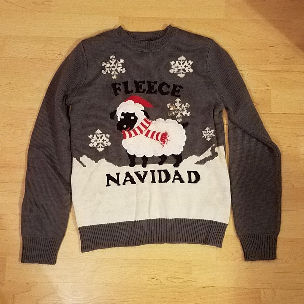 Forever 21 Ugly Christmas Sweater Lamb Sheep